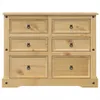 vidaXL Komoda Corona 112x48x91 cm lite drewno sosnowe Podgląd zdjęcia produktu 4