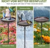 Vogeltränke, Vogelbad, 30cm großer Vogelnapf aus Metall, Produktbild-Vorschau 6