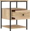 vidaXL Nočný stolík Sonoma Dub 40x42x56 cm odvodený výrobok Náhľad obrázku produktu 5