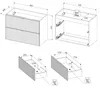 Waschtischunterschrank 80.4cm Jade mit 2 Schubladen, Grün Produktbild-Vorschau 8