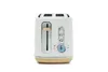 A white toaster with wood accents on a white background. Náhled obrázku produktu