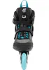 K2 Skates ALEXIS 80 ALU Inline Skates Damen  grau - cyan  Produktbild-Vorschau 3