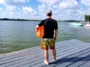 Aufblasbare Schwimmboje PerfectSwimmer+ L mit Trockentasche Produktbild-Vorschau 3