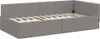 vidaXL Rohový rám postele s čelom taupe 80 cm x 200 cm Náhľad obrázku produktu 4