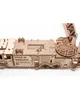 A wooden model of a fire truck is shown against a white background. Náhľad obrázku produktu