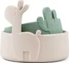 Done By Deer Set Lalee 2 Pezzi Ciotola in Silicone Dorato Anteprima dell’immagine prodotto 5