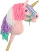 Hobby Horse Einhorn Rosa Handgemachte Spielpferd für Kinder Produktbild-Vorschau 2