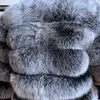 Damen Kunstpelz Mantel Kurzer Faux Pelz Winterjacke Produktbild-Vorschau 3