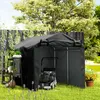 Outsunny Garagenzelt, wasserdicht Zeltgarage mit Tür, Produktbild-Vorschau 9
