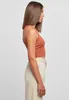 Urban Classics Top Damen Ladies Cropped Rib Top braun XL Produktbild-Vorschau 10