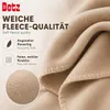 Betz Fleecedecke 2 Stück 130x170 cm 180g/m² – Wohndecke & Produktbild-Vorschau 5