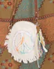 Boho Schultertasche, Hippie Tasche mit Fransen - Modell 1, Produktbild-Vorschau 2
