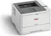 A white and gray OKI B432dn laser printer is shown from a three-quarter angle against a white background. Náhľad obrázku produktu