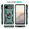 A product image showing a phone case for Google Pixel 6, with multiple views of the case and the phone inside. Produktbild-Vorschau