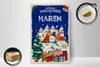 Holzschild Weihnachtsgrüße aus HAREN Geschenk 20x30cm Produktbild-Vorschau 2