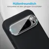 Close-up of a black phone case with a camera lens protector. Produktbild-Vorschau