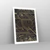 Poster - Poster ohne Rahmen - Ornament Gold Schwarz - 50x70 Produktbild-Vorschau 7