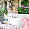 Mr. & Mrs. Panda Kissen 40x40 Der Sinn des Lebens... - Weiß Produktbild-Vorschau 2