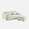 sweeek - Hocker, Fußstütze für 2-Sitzer-Sofa Wallas Produktbild-Vorschau 2