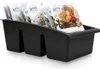 A black organizer filled with spice packets. Náhľad obrázku produktu