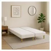 Lot de 2 Sommiers Tapissiers Blanc 70x190 Ensemble 140x190 Voir les images du produit 1