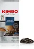 A bag of Kimbo Espresso Classico coffee beans with a pile of beans next to it. Produktbild-Vorschau