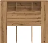 vidaXL Kopfteil mit Ablagen Artisan-Eiche 120x19x104,5cm Produktbild-Vorschau 4