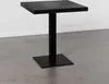 Bistrotisch 70x70 cm | Dunkle Holzoptik | Gusseisen Gestell Produktbild-Vorschau 1