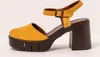 Art Sandalen mit Absatz Damen 1991 NOBUCK HONEY / EIVISSA Produktbild-Vorschau 1