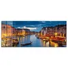 DEQORI Glasbild Echtglas 150x60 cm 'Venedigs Canal Grande' Produktbild-Vorschau 2