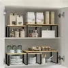 Mensola da cucina in bambù - 2 pezzi Ruhhy 25661 Anteprima dell’immagine prodotto 4