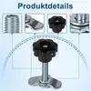12x Schraubfitting Airlineschiene M8x60mm, Verzinkt, Produktbild-Vorschau 3