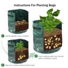 3pcs Pflanztasche 5 Gallone Pflanzentasche Pflanzsäcke für Produktbild-Vorschau 2