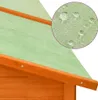 vidaXL Králikáreň s voľným výbehom Hnedá jedľa z masívneho Náhľad obrázku produktu 4