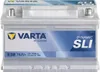 A Varta car battery is shown from the front against a white background. Produktbild-Vorschau