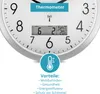 Orologio da parete con radio, bianco, 29 cm, con display Anteprima dell’immagine prodotto 6