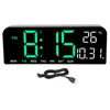 Sveglia digitale - Display a LED, temperatura, data e Anteprima dell’immagine prodotto 1