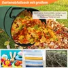 6X Gartensack 170L Pop Up Laubsack Gartenabfallsack XXL Produktbild-Vorschau 6