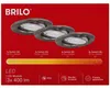 Briloner LED Einbaustrahler 3er Set GU10 5W 400lm CCT Produktbild-Vorschau 1