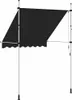 vidaXL Tenda a scomparsa manuale 200 cm antracite Anteprima dell’immagine prodotto 4