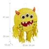 Relaxdays Piñata, simpatico mostriciattolo, da appendere, Anteprima dell’immagine prodotto 4