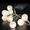 LED Kugellichterkette Acrylkugel Batterie Weihnachtsdeko 10 Produktbild-Vorschau 2