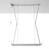 A ceiling-mounted clothes drying rack is shown against a white background. Podgląd zdjęcia produktu