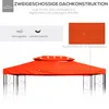 Outsunny Ersatzdach für Metallpavillon 3x4m Produktbild-Vorschau 5