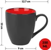 Le Papillon Black Outside Mugs Set of 6 Red Produktbild-Vorschau 6