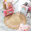 Tappeto per bambini ROSALY, rosa, O 90 cm Anteprima dell’immagine prodotto 2