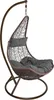 Hängesessel Polyrattan Hängekorb mit Gestell Hängestuhl Produktbild-Vorschau 3
