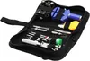 A set of watch repair tools laid out in a black zippered case. Náhled obrázku produktu