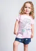 2tlg. Outfit T-Shirt & Shorts Disney Frozen Elsa Produktbild-Vorschau 8