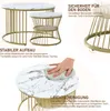 Set aus 2 runden Couchtischen, modern, mit glänzender Produktbild-Vorschau 7
